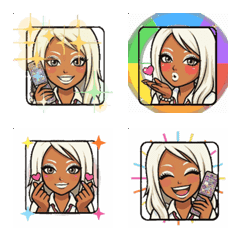 Emo Heisei Ganguro Gyaru Emoji
