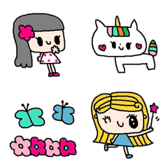 nenerin色んな絵文字セット可愛い696
