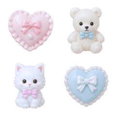 Sparkling Pastel Girly Emoji 01