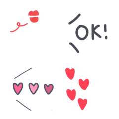emojiをもっと可愛くする絵文字