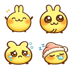 Rabbit like Emoji collection