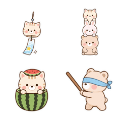 Gentle Bear and Friends Emoji