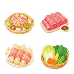 Cute soft mookata, shabu and barbecue