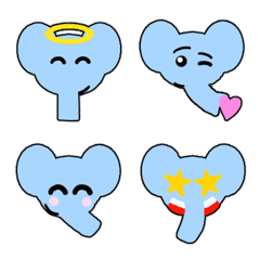 Elephants with expressive faces