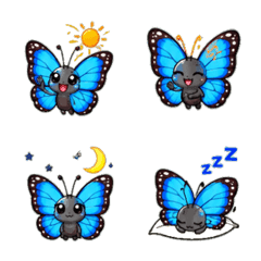 morpho butterfly Daily Emoji