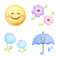 ふんわり立体＊大人のパステル調
