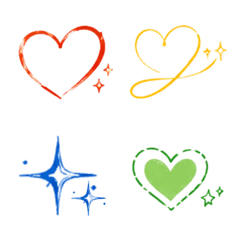 Colorful Hearts for Women