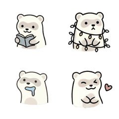 Ferret emoji stickers
