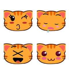 橘貓寶寶 Emoji 表情包！Ver2