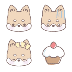 Korokoro shiba emoji