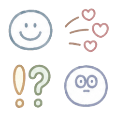 Dusty color adult emoji