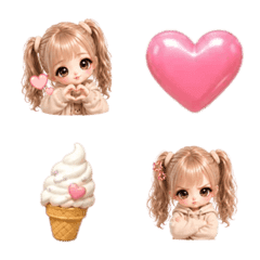 Daily Cute Gyaru Emojis!