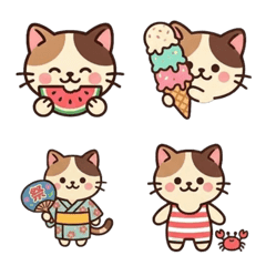 Summer Cat Emoji