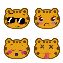 花豹寶寶 Emoji 表情包！Ver3