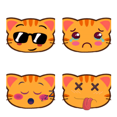 橘貓寶寶 Emoji 表情包！Ver3