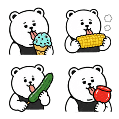 夏日美食舔舔熊表情