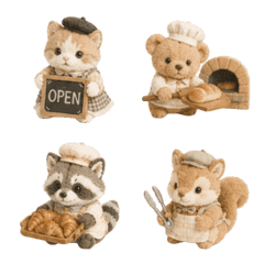 Bakery Plush Friends