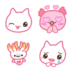 クリオネ　ウーパールーパー　絵文字