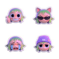 ALOのリアクション3D絵文字