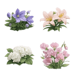 Flowers bring the colors of June -Emoji