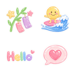 Plump & Gentle Summer Emoji