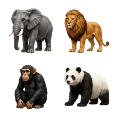 動物園動物 3D
