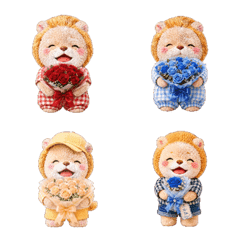 Daichan and Rose Emojis
