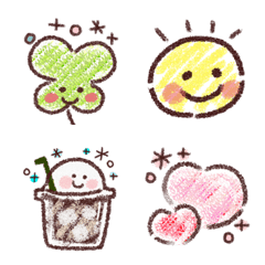 Soft Crayon Emojis for Adults
