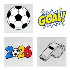 サッカー応援絵文字2026｜W杯気分で使える