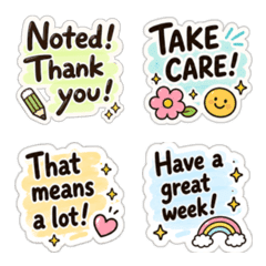 Thoughtful Everyday English Emoji