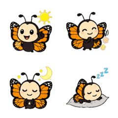 Monarch butterfly Daily Emoji
