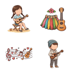 Emoji Ukulele Harian