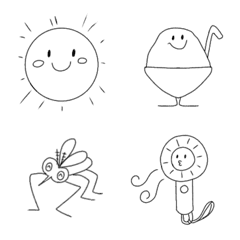 White summer Emoji
