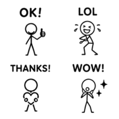 Quick Reaction Stickman Collection
