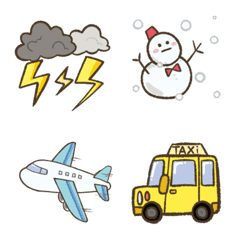 Doodle Weather,Vehicles & Stuff