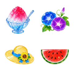 和風✿夏に使える絵文字