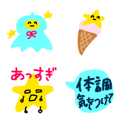 Star emoji(summer)