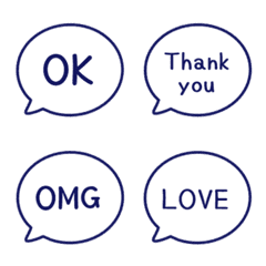 Cute English Bubbles 007