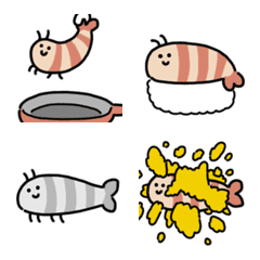 Delicious shrimp emoji