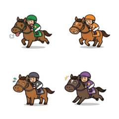 Yurukawa Exhausted Racehorse Emoji