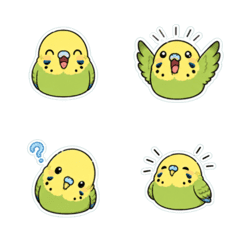 Budgie Emotion MiniEmoji for Bird Lovers