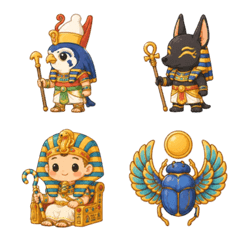 Cute Egypt emoji