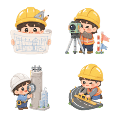 Cute soft civil engineering emoji