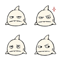 Sketch Flat-Mouthed Shark Face 13