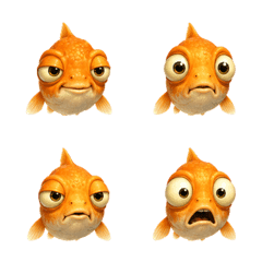 Semi-Real Bubble-Eyed Goldfish Face 30