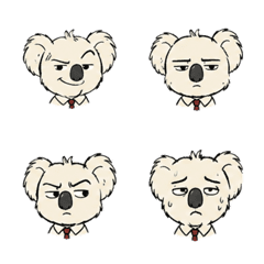 Sketch Frowning Koala Face 15
