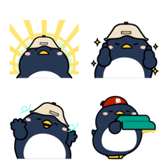おでぶペンギン絵文字（サウナーの日常）