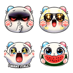Cute PUPU dumpling with a big face *3