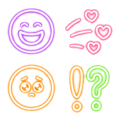 everyday neon emoji 1
