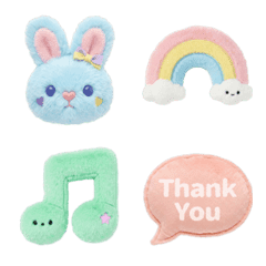 Cute Fluffy Pastel Emoji